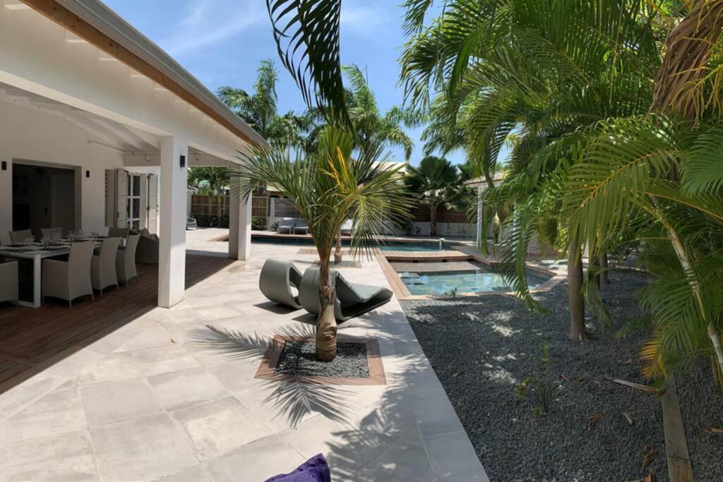 Villa Manzana : Neuve 4Ch 4Sdb 2 Piscines - Luxe Saint-Francois  Buitenkant foto