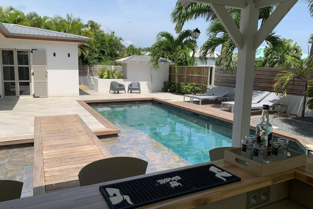 Villa Manzana : Neuve 4Ch 4Sdb 2 Piscines - Luxe Saint-Francois  Buitenkant foto