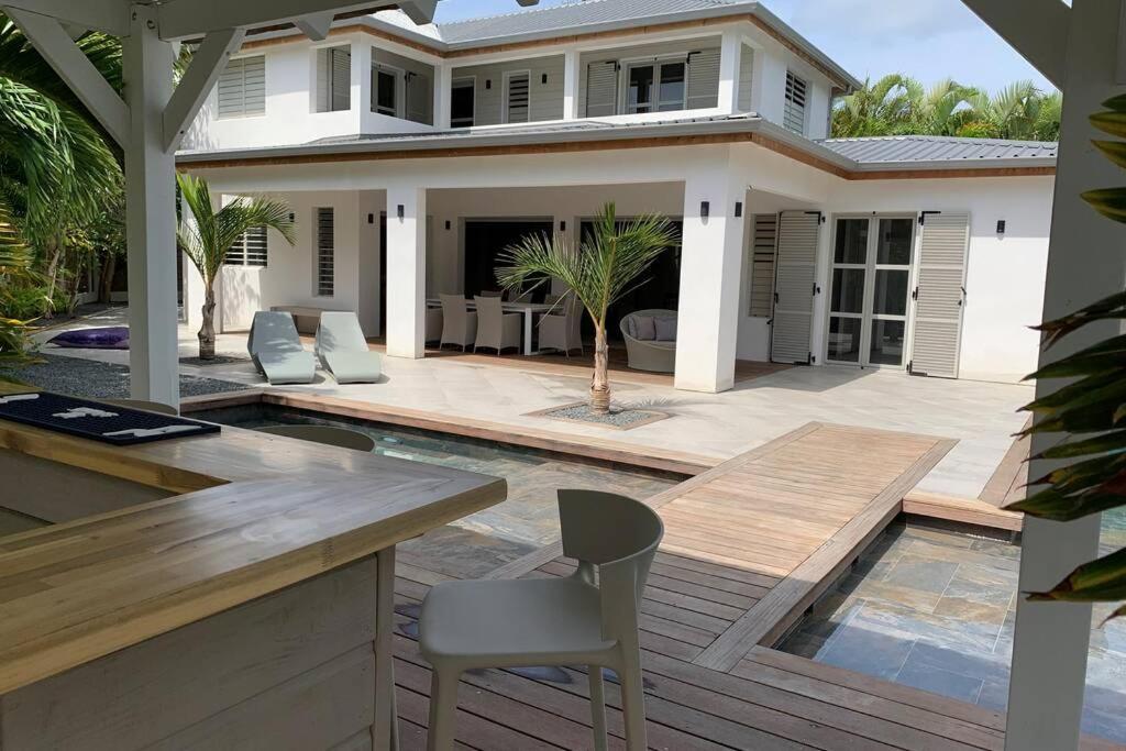 Villa Manzana : Neuve 4Ch 4Sdb 2 Piscines - Luxe Saint-Francois  Buitenkant foto